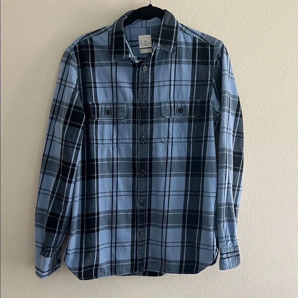 Unisex 100% Cotton Flannel Button Down Shirt